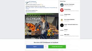 
                            5. HF Christiansen - Nyt 2018 elcykel katalog er ude nu! ... | Facebook