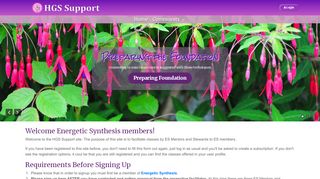 
                            9. HGS Support - Sign Up