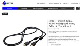 
                            11. HH200HS HDMI-HDMI, Schwarz - Câbles - Accessoires - Accessoires ...