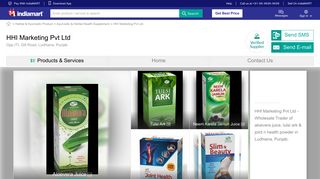 
                            7. HHI Marketing Pvt Ltd, Ludhiana - Wholesale Trader of Aloevera Juice ...