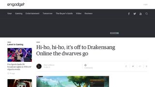 
                            10. Hi-ho, hi-ho, it's off to Drakensang Online the dwarves go - Engadget