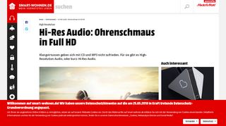 
                            11. Hi-Res Audio: Ohrenschmaus in Full HD | Smart Home