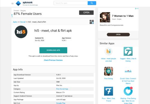 
                            7. hi5 - meet, chat & flirt Apk Download latest version 9.8.0- com.hi5.app