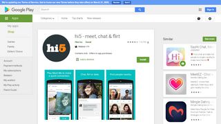 
                            5. hi5 - Plaudern und flirten – Apps bei Google Play