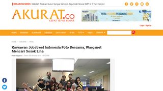 
                            13. Hiburan | Karyawan Jobstreet Indonesia Foto Bersama, Warganet ...