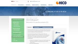 
                            4. HiCo X-Browser® - HICO| DELIVERING INFORMATION LOGISTICS