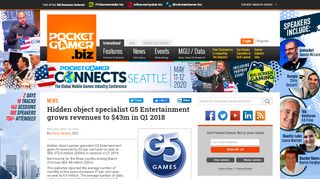 
                            13. Hidden object specialist G5 Entertainment grows revenues to $43m in ...
