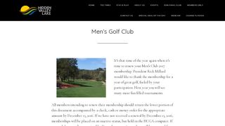 
                            13. Hidden Valley Lake Men's Golf Club | Middletown, CA