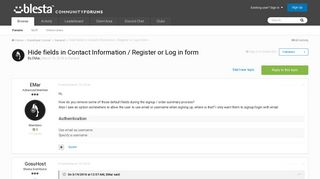 
                            8. Hide fields in Contact Information / Register or Log in form ...
