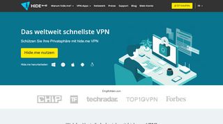 
                            1. hide.me: Anonymer VPN und Privatsphärenschutz der Extraklasse