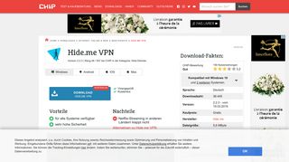 
                            7. Hide.me VPN Download – kostenlos – CHIP