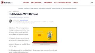 
                            9. HideMyAss Review - Good VPN Option In 2019? Nope...