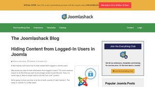 
                            9. Hiding Content from Logged-In Users in Joomla - Joomlashack