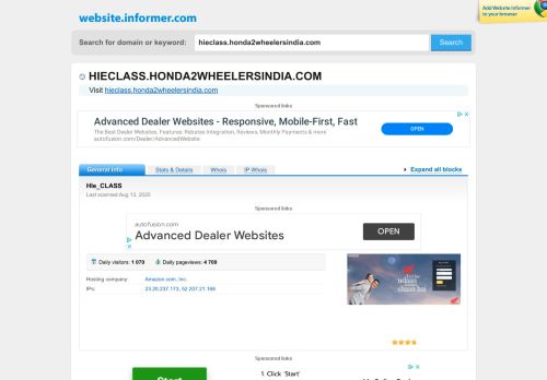 
                            3. hieclass.honda2wheelersindia.com at Website Informer. HIe_CLASS ...