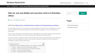 
                            10. Hier ist, wie man Battle.net Launcher nicht in 6 Schritten öffnet ...