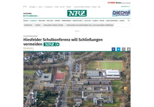 
                            10. Hiesfelder Schulkonferenz will Schließungen vermeiden | nrz.de ...
