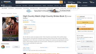 
                            11. High Country Match (High Country Brides Book 3) - Kindle edition by ...