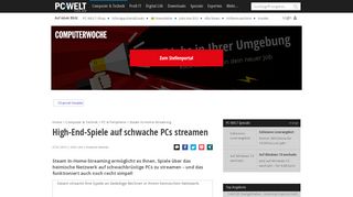 
                            6. High-End-Spiele auf schwache PCs streamen - PC-WELT