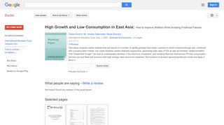 
                            9. High Growth and Low Consumption in East Asia: How to ...