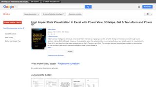 
                            13. High Impact Data Visualization in Excel with Power View, 3D Maps, ...