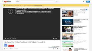 
                            9. High Paying Sites For Earn Free Bitcoin 0.05 BTC Daily || Bitcoin ...