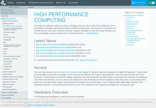 
                            9. High Performance Computing [GWDG /docs]