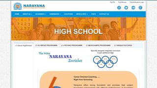 
                            7. High School | Narayana Schools | Hyderabad, Bangalore, Kolkata ...