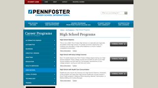 
                            6. High School Programs | Penn Foster Career School International