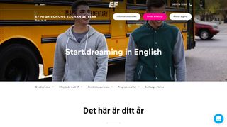 
                            5. High school utbytesår | High school year utomlands med EF