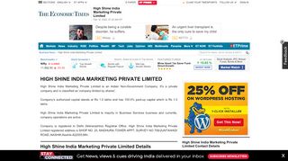 
                            9. High Shine India Marketing Private Limited Information - High Shine ...