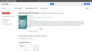 
                            9. High Speed A/D Converters: Understanding Data Converters Through SPICE