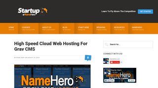 
                            10. High Speed Cloud Web Hosting For Grav CMS - NameHero