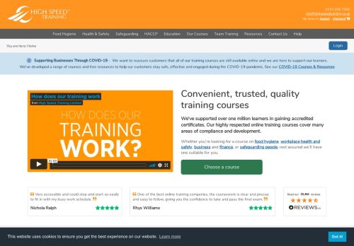
                            7. High Speed Training | Over 150 Online Training Courses