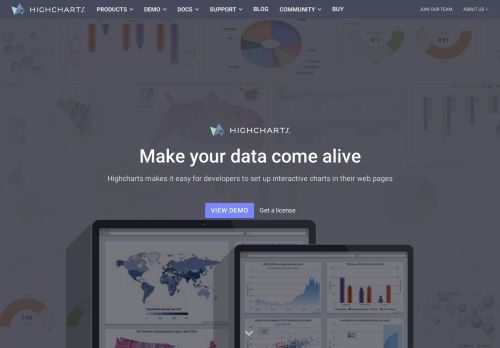 
                            3. Highcharts: Interactive JavaScript charts for your webpage