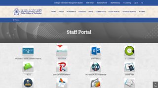 
                            3. Higher College of Technology - Staff Portal