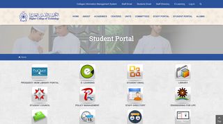 
                            4. Higher College of Technology - Student Portal