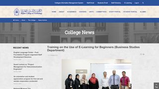 
                            10. Higher College of Technology - Training on the Use of E ...