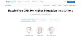 
                            11. Higher Education CRM | Admissions Management System ...