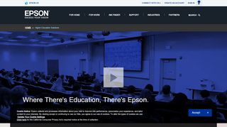 
                            8. Higher Education Solutions | Epson US