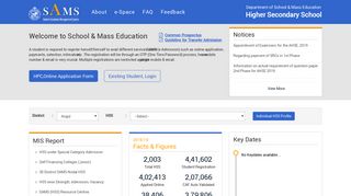 
                            3. Higher Secondary School / Junior - SAMS Odisha