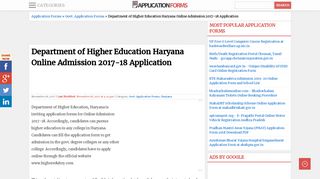 
                            10. highereduhry.com - Higher Education Haryana Online Admission ...