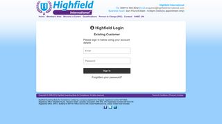 
                            3. highfield login