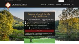 
                            4. Highland Titles | Become a Laird, Lord or Lady of Glencoe