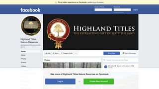 
                            5. Highland Titles Nature Reserves - Home | Facebook