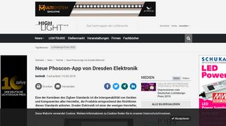 
                            6. Highlight WEB: Neue Phoscon-App von Dresden Elektronik