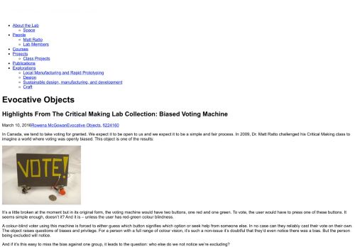 
                            8. Highlights From The Critical Making Lab Collection: Biased ...