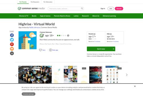 
                            8. Highrise - Virtual World App Review - Common Sense Media