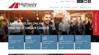 
                            13. Highway to English: Learn English Online - Live from the USA