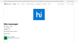 
                            11. hike messenger beziehen – Microsoft Store de-DE