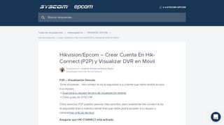 
                            7. Hikvision/Epcom – Crear Cuenta En Hik-Connect (P2P) y Visualizar ...